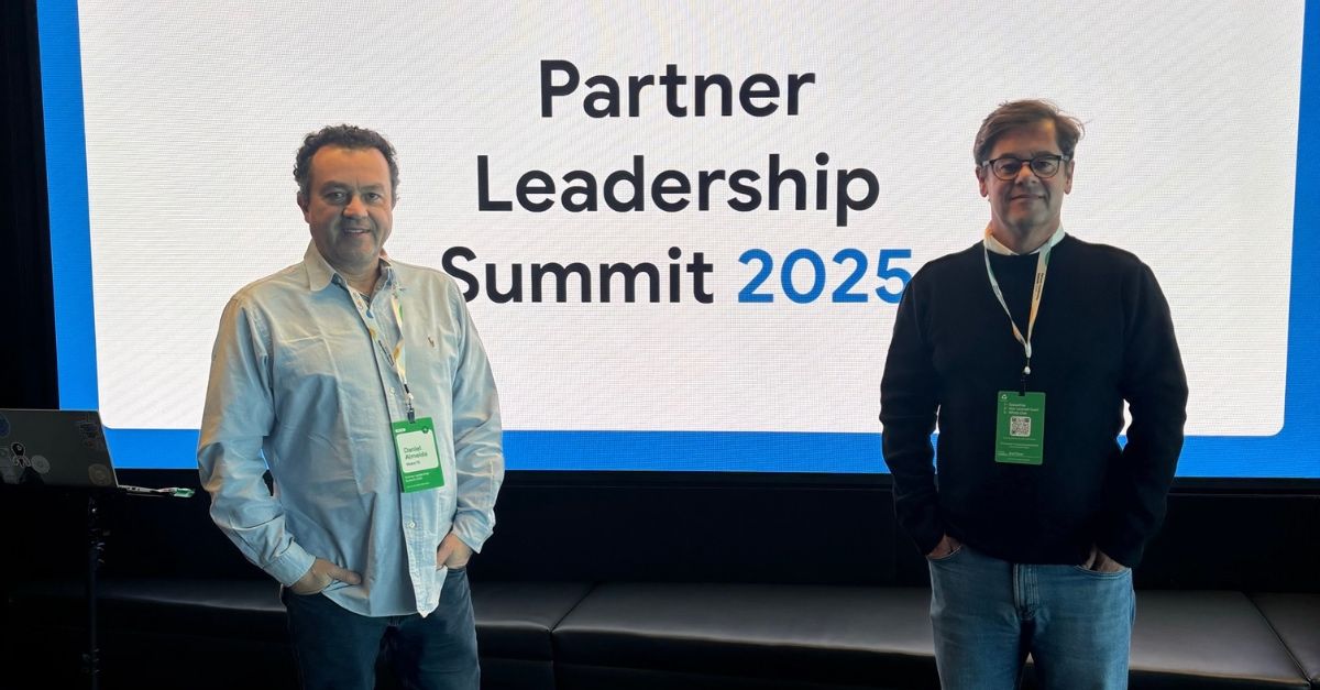 Fhabyo Matesick (CMO Watch) e Daniel Cesar (CEO Awdio) presentes no evento promovido pelo Google